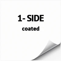 Бумага 1- Side coated, 77 г/м2, роль 620 мм